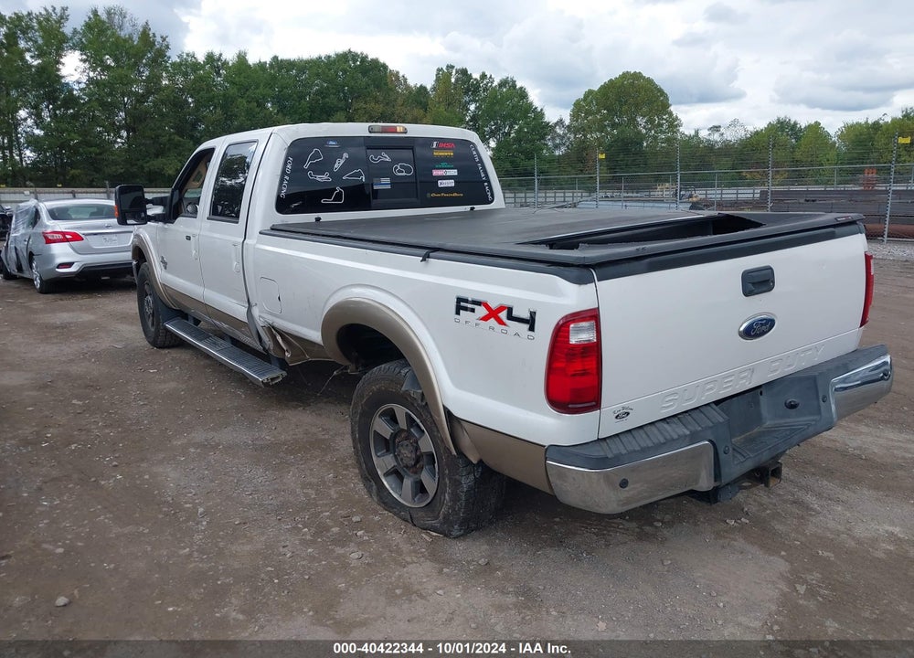2011 FORD F-250 LARIAT VIN: 1FT7W2BT4BEB21989