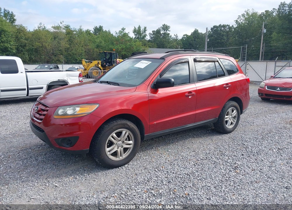 2010 HYUNDAI SANTA FE GLS VIN: 5NMSG3AB6AH380131