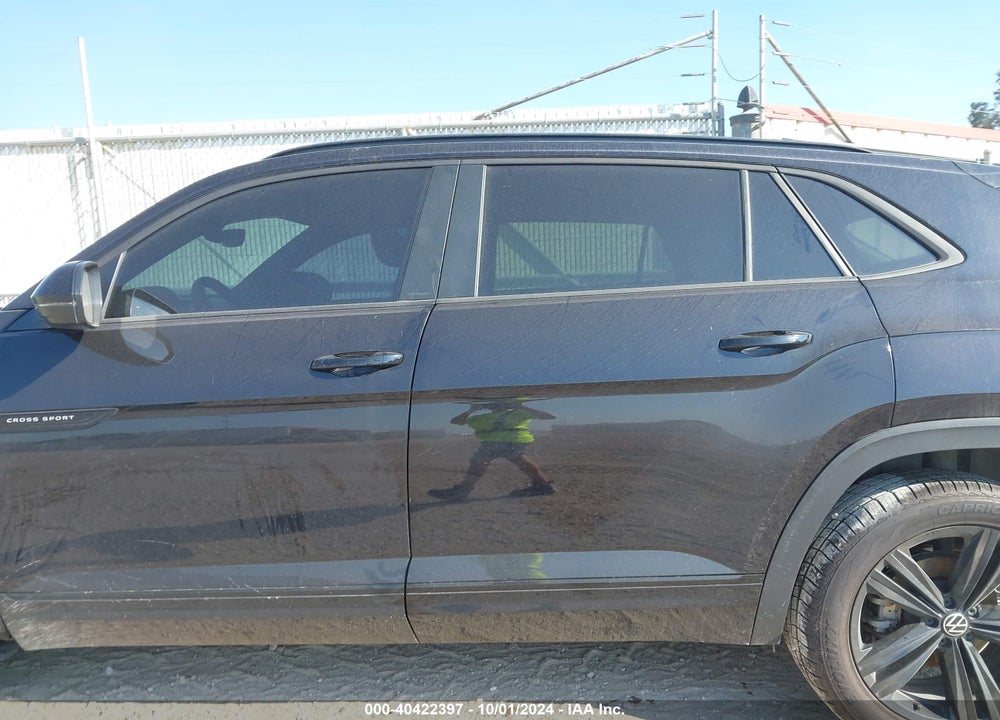2022 VOLKSWAGEN ATLAS CROSS SPORT 3.6L V6 SEL R-LINE BLACK VIN: 1V2AE2CAXNC224502