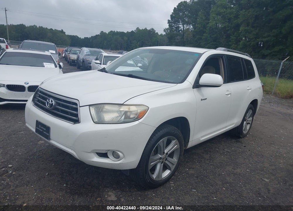 2008 TOYOTA HIGHLANDER SPORT VIN: JTEES43A682083487