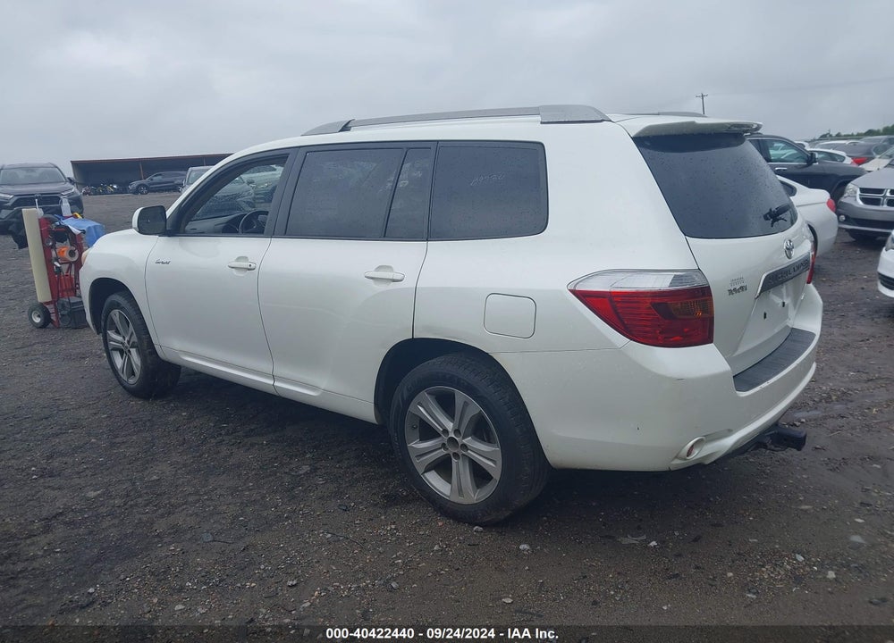 2008 TOYOTA HIGHLANDER SPORT VIN: JTEES43A682083487