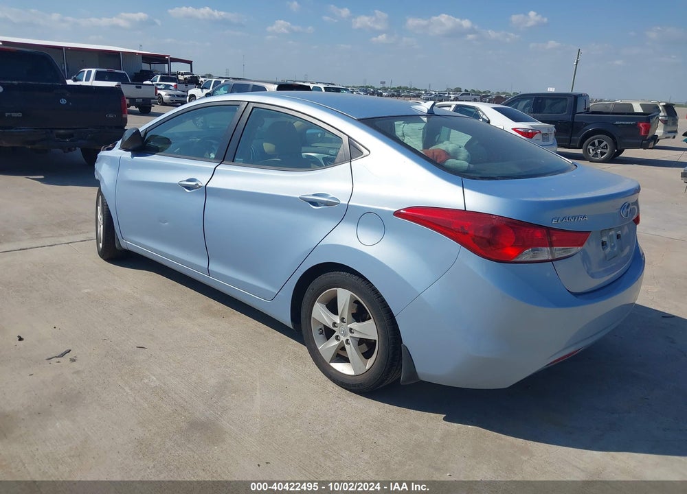 2013 HYUNDAI ELANTRA VIN: KMHDH4AE6DU592252