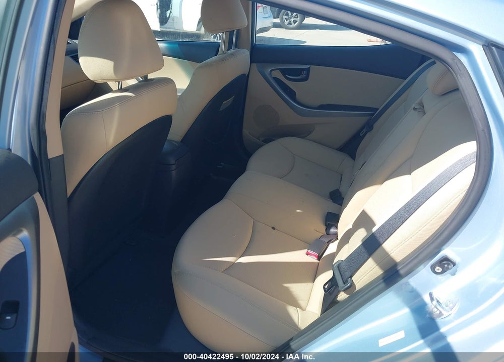 2013 HYUNDAI ELANTRA VIN: KMHDH4AE6DU592252