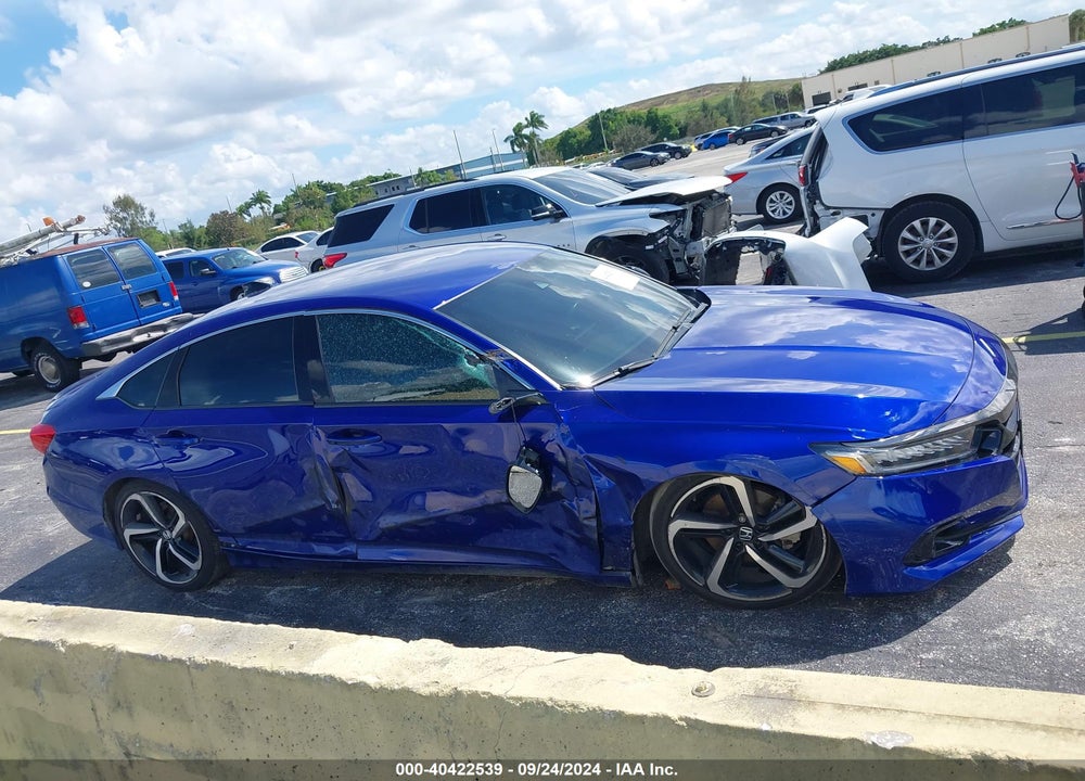 2021 HONDA ACCORD SPORT VIN: 1HGCV1F32MA098262