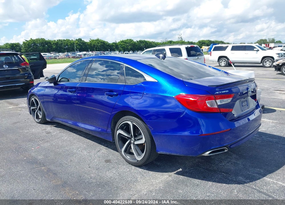 2021 HONDA ACCORD SPORT VIN: 1HGCV1F32MA098262