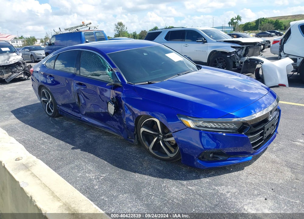 2021 HONDA ACCORD SPORT VIN: 1HGCV1F32MA098262