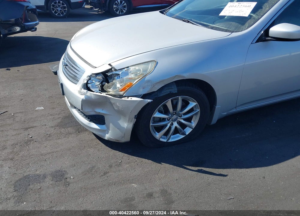2009 INFINITI G37 JOURNEY VIN: JNKCV61E69M308581
