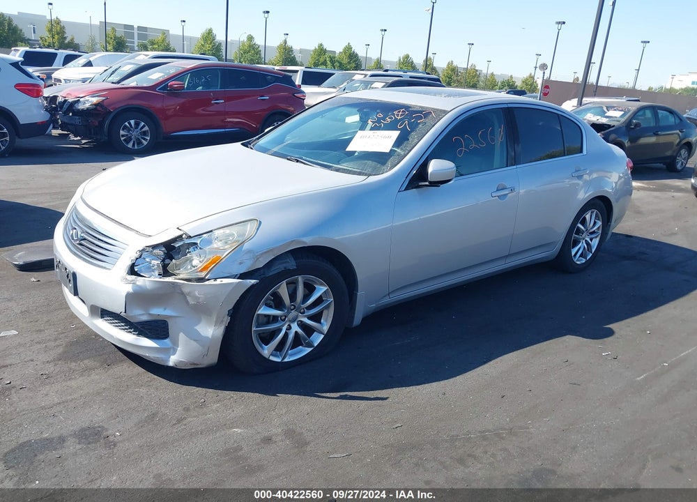 2009 INFINITI G37 JOURNEY VIN: JNKCV61E69M308581