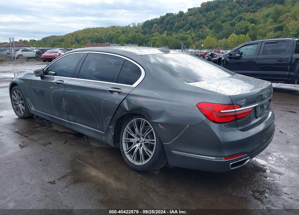 2016 BMW 750I VIN: WBA7F0C57GGL99525