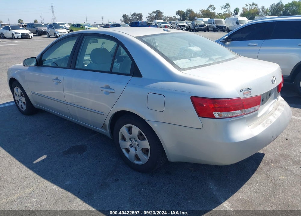 2007 HYUNDAI SONATA GLS VIN: 5NPET46C97H243776