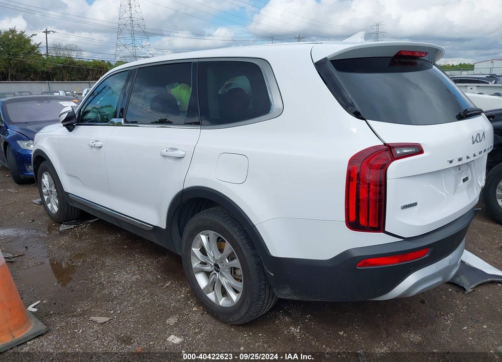 2022 KIA TELLURIDE LX VIN: 5XYP2DHC4NG195813