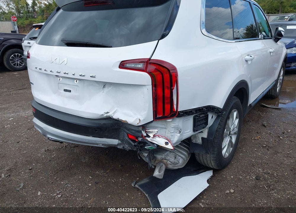 2022 KIA TELLURIDE LX VIN: 5XYP2DHC4NG195813