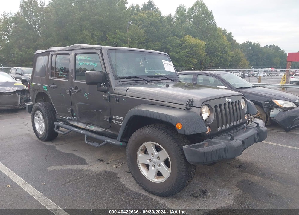 2017 JEEP WRANGLER UNLIMITED SPORT 4X4 VIN: 1C4BJWDG0HL730744