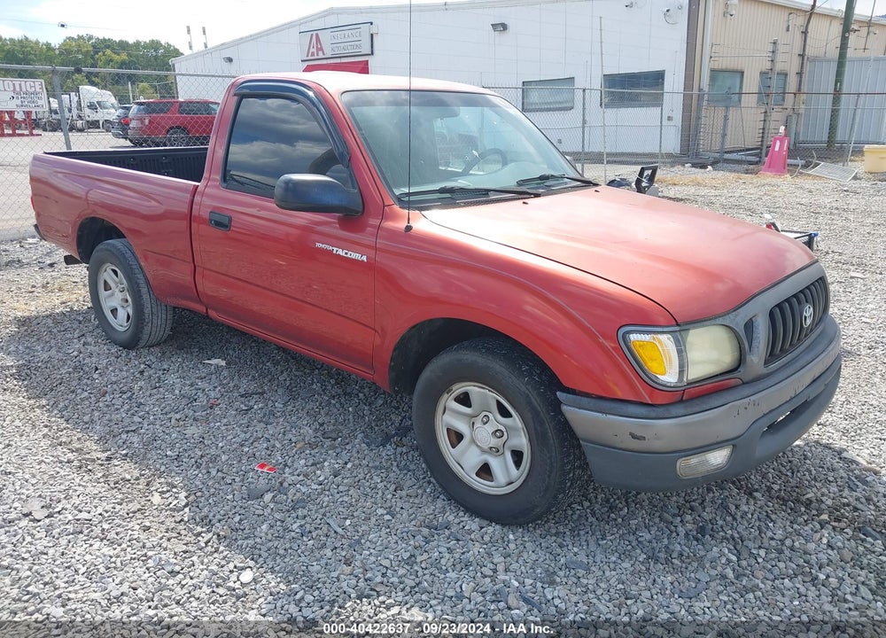 2001 TOYOTA TACOMA BASE (M5) VIN: 5TENL42N81Z766606