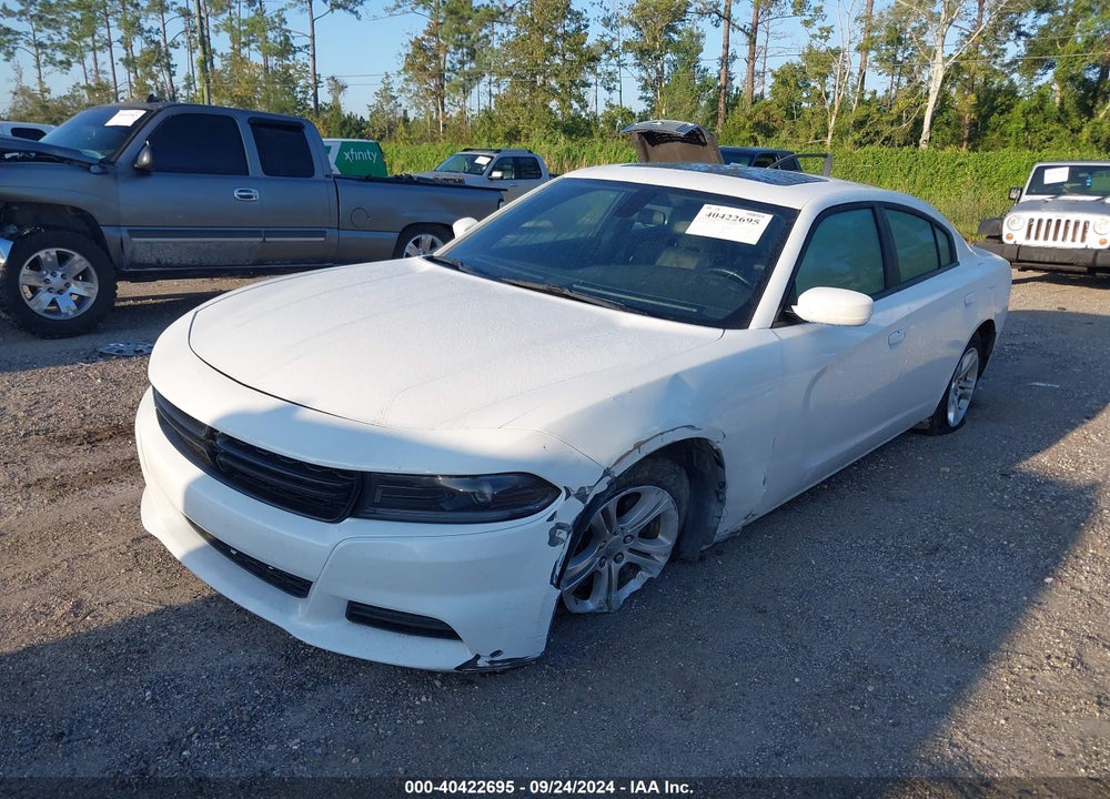 2022 DODGE CHARGER SXT RWD VIN: 2C3CDXBG8NH129325