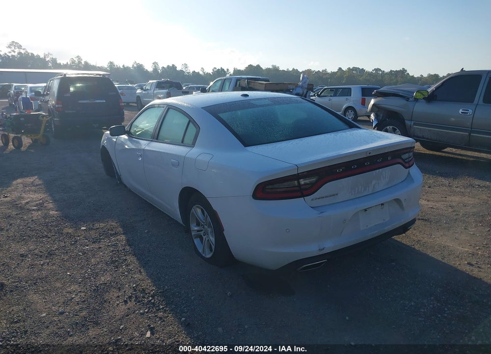 2022 DODGE CHARGER SXT RWD VIN: 2C3CDXBG8NH129325