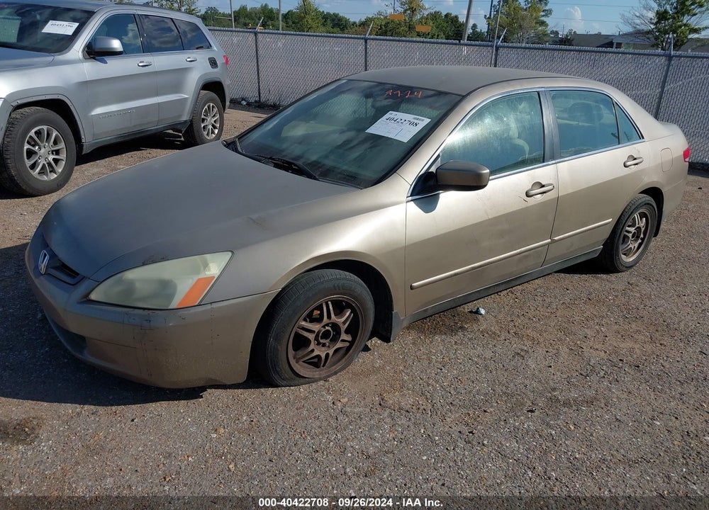 2003 HONDA ACCORD 2.4 LX VIN: 3HGCM56373G708005