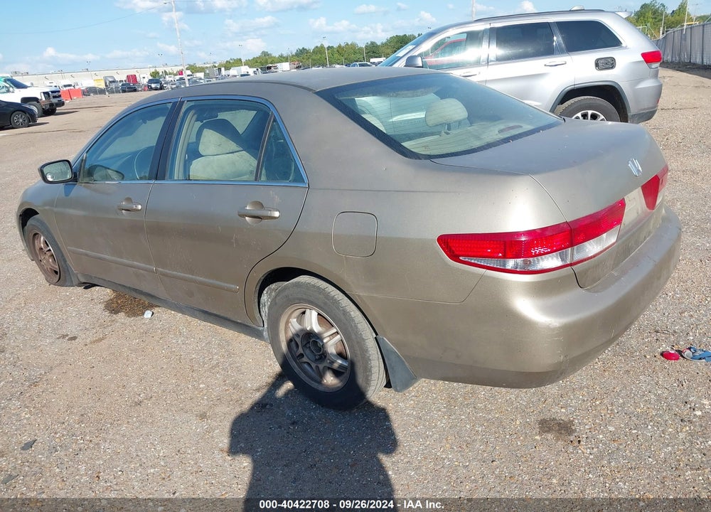 2003 HONDA ACCORD 2.4 LX VIN: 3HGCM56373G708005