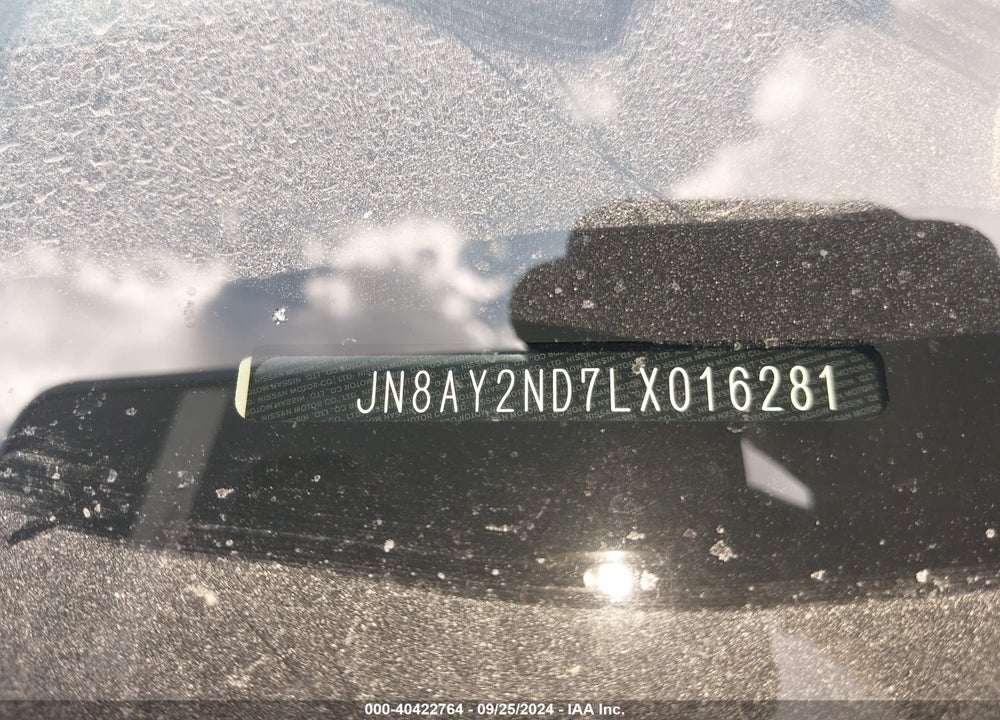 2020 NISSAN ARMADA SL 2WD VIN: JN8AY2ND7LX016281