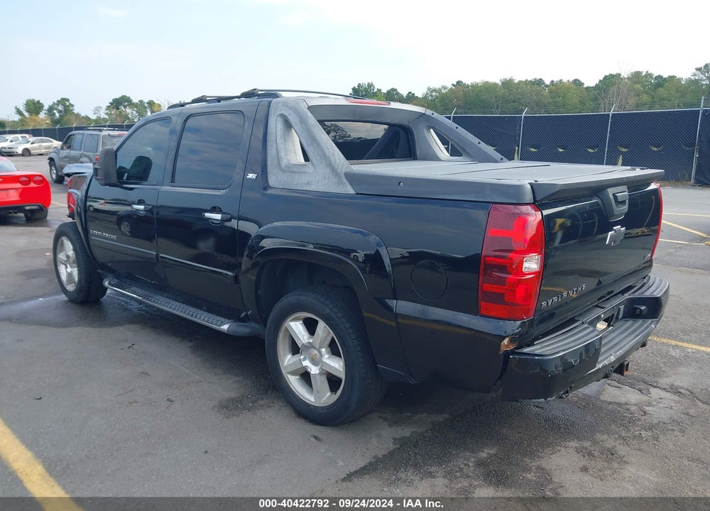 2007 CHEVROLET AVALANCHE 1500 LT VIN: 3GNFK12327G302503