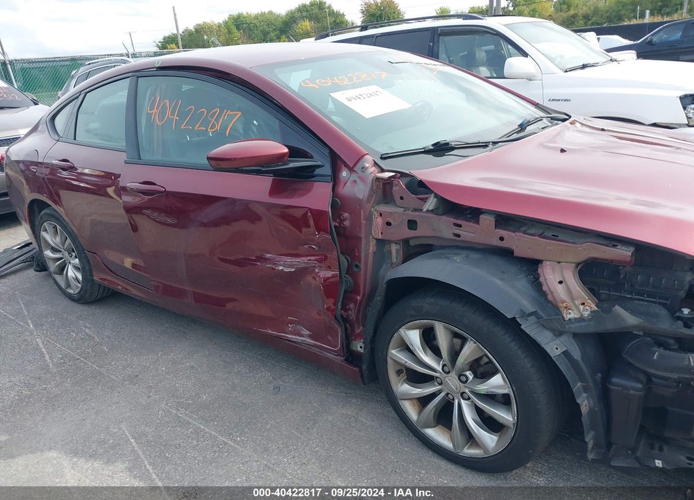 2016 CHRYSLER 200 S VIN: 1C3CCCBB8GN147091
