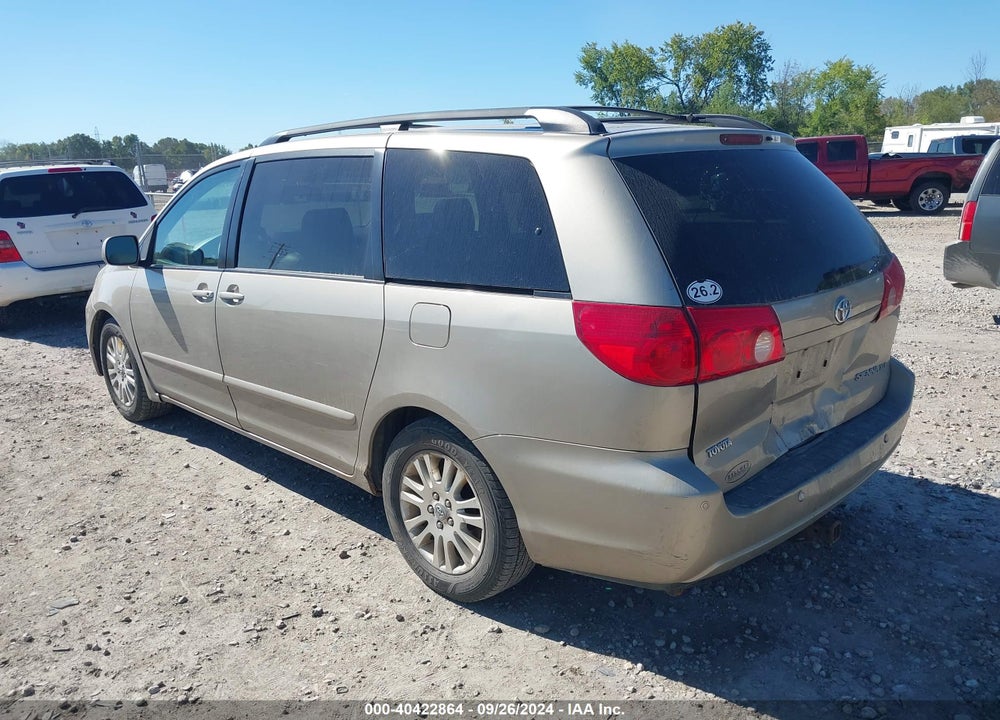2008 TOYOTA SIENNA XLE VIN: 5TDZK22C08S101763