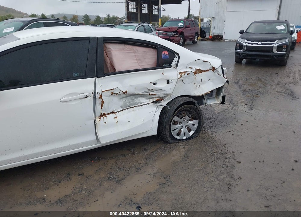 2012 HONDA CIVIC LX VIN: 19XFB2F54CE386503