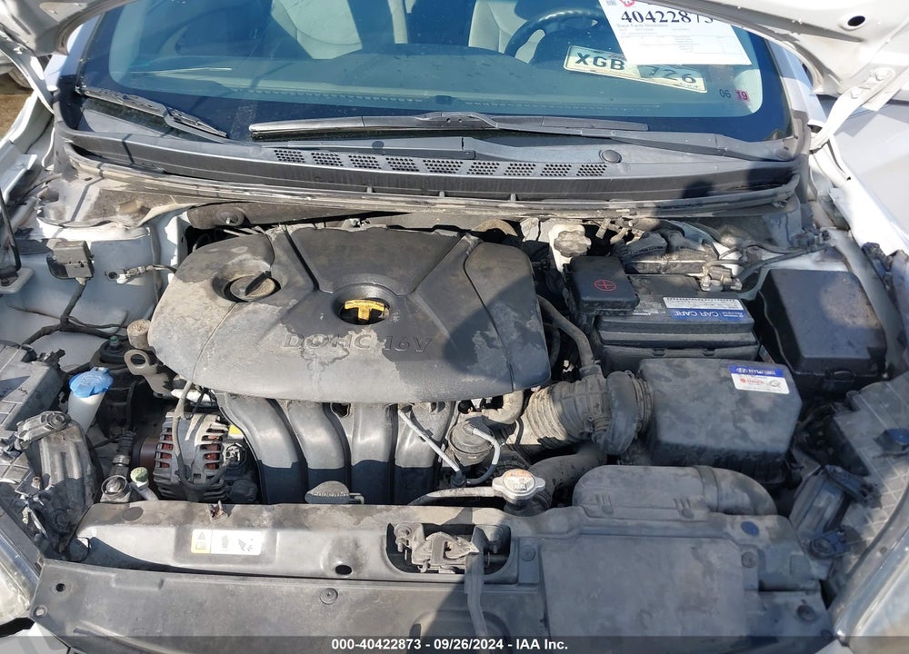 2013 HYUNDAI ELANTRA GLS VIN: KMHDH4AE7DU664155