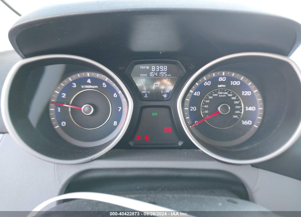 2013 HYUNDAI ELANTRA GLS VIN: KMHDH4AE7DU664155