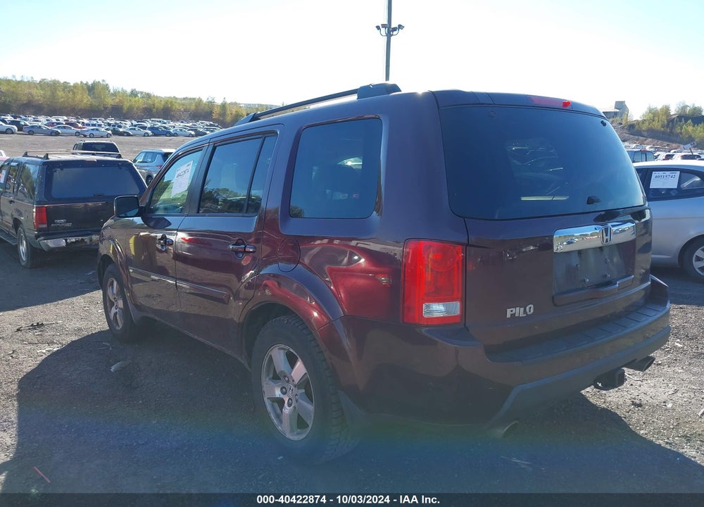 2009 HONDA PILOT EX-L VIN: 5FNYF486X9B019106