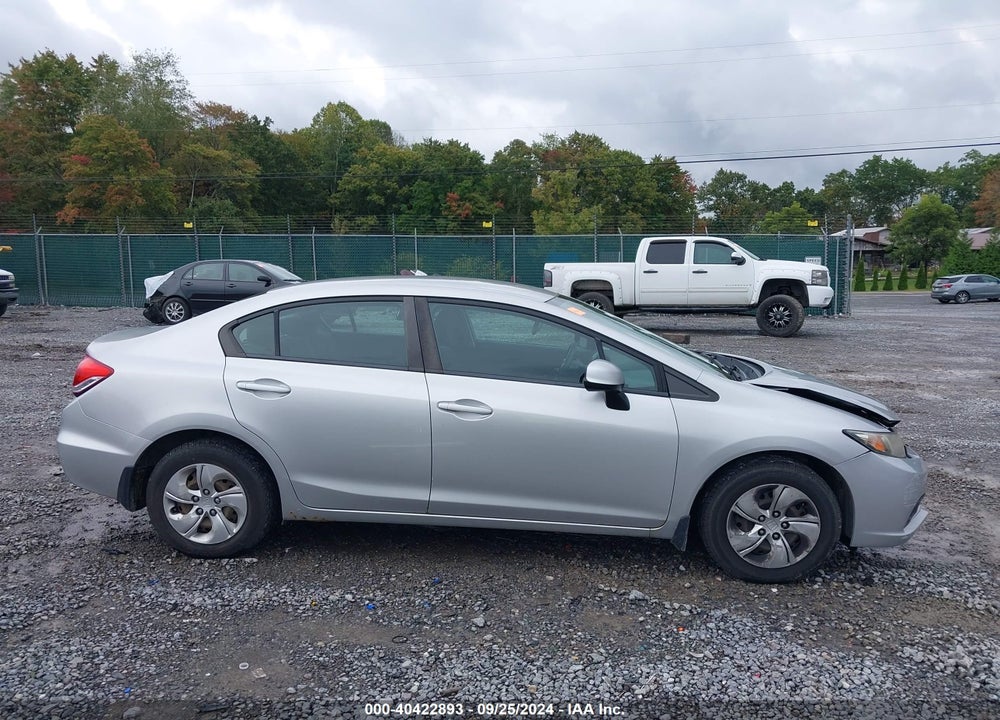 2013 HONDA CIVIC LX VIN: 19XFB2F53DE048849