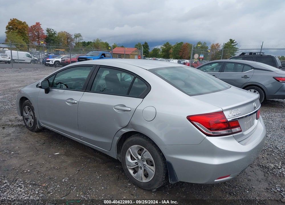 2013 HONDA CIVIC LX VIN: 19XFB2F53DE048849