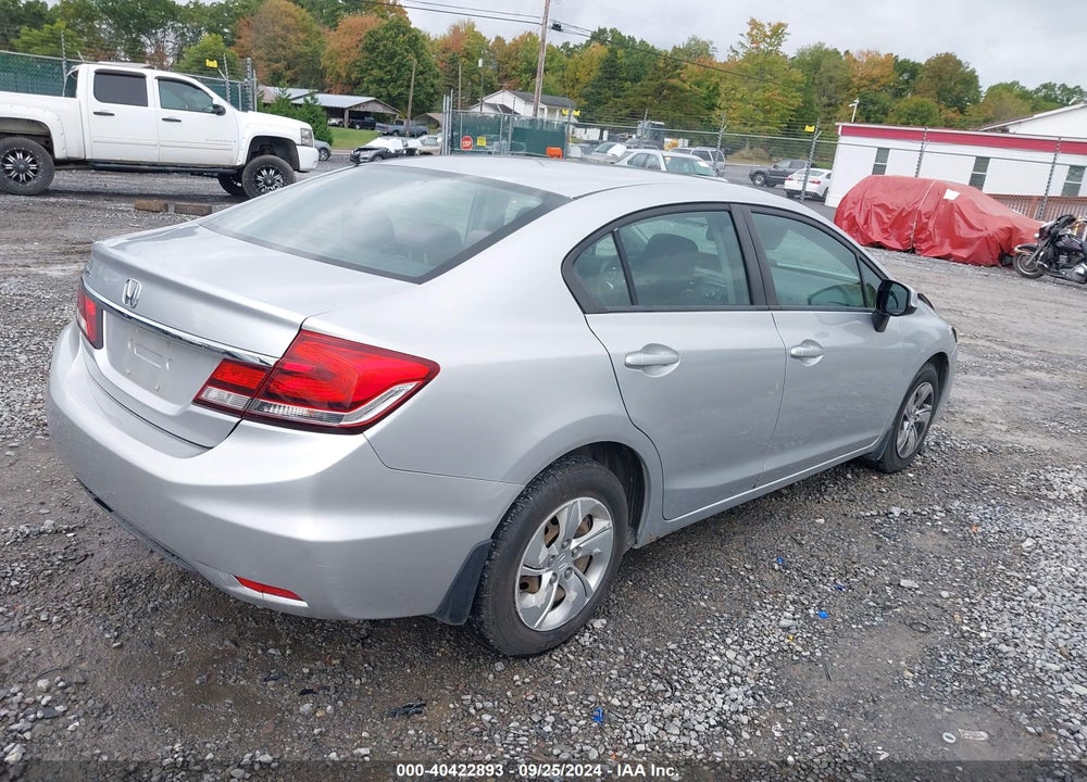 2013 HONDA CIVIC LX VIN: 19XFB2F53DE048849