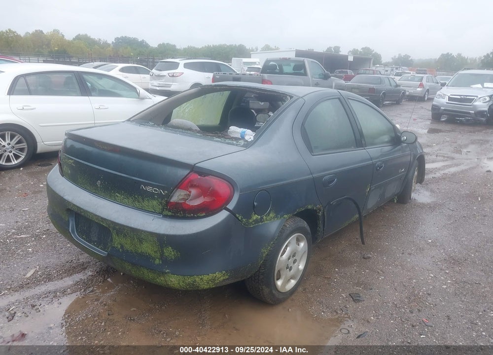 2001 PLYMOUTH NEON HIGHLINE VIN: 1P3ES46C31D107014