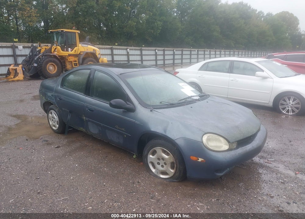 2001 PLYMOUTH NEON HIGHLINE VIN: 1P3ES46C31D107014