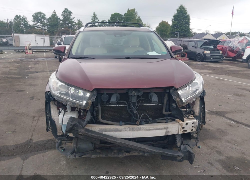 2017 TOYOTA HIGHLANDER HYBRID LIMITED VIN: 5TDDGRFH9HS020996