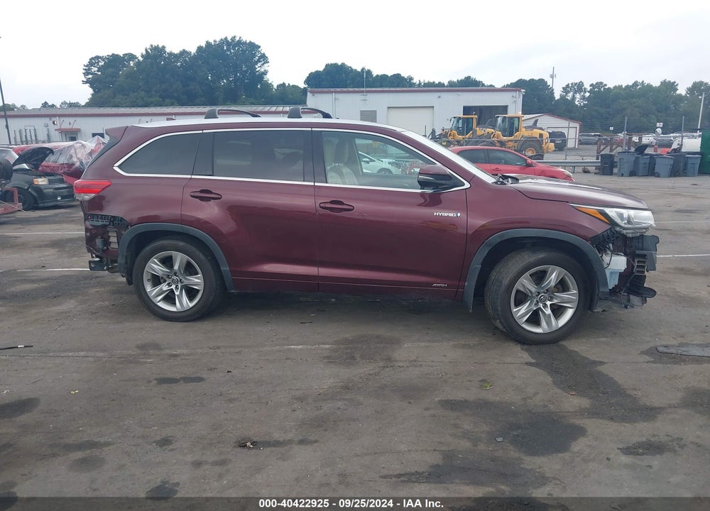 2017 TOYOTA HIGHLANDER HYBRID LIMITED VIN: 5TDDGRFH9HS020996