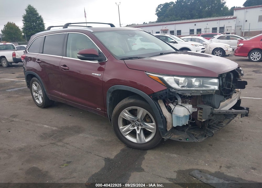 2017 TOYOTA HIGHLANDER HYBRID LIMITED VIN: 5TDDGRFH9HS020996