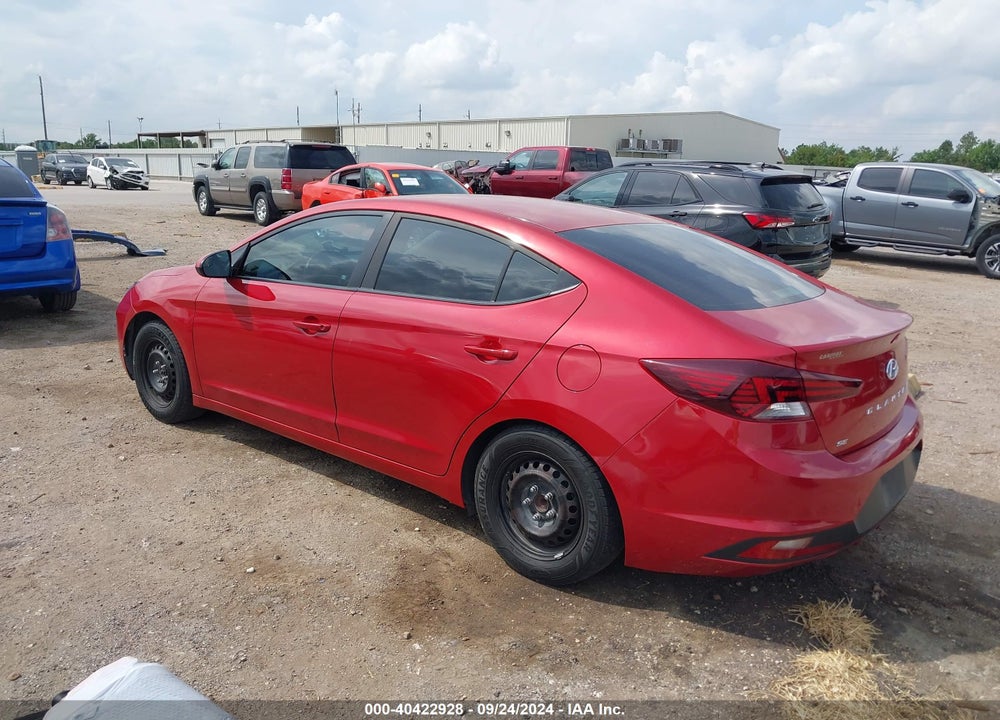 2019 HYUNDAI ELANTRA SE VIN: 5NPD74LF6KH477395