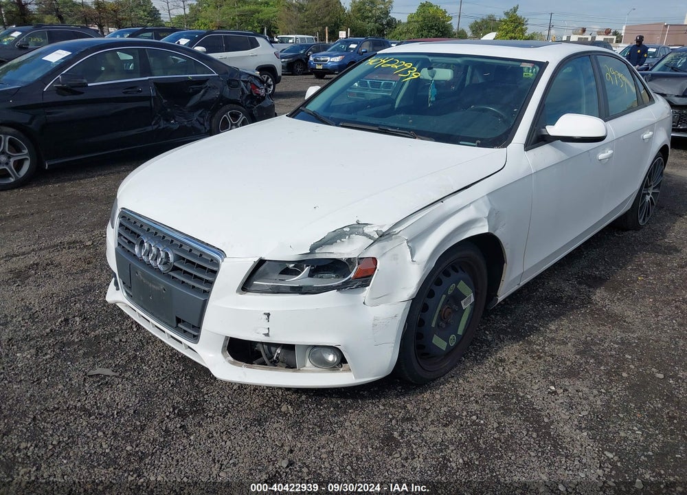 2011 AUDI A4 2.0T PREMIUM VIN: WAUBFAFL6BN010386