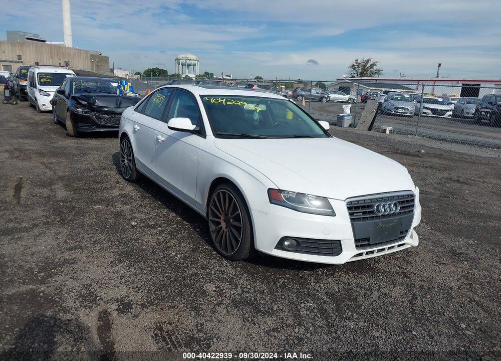 2011 AUDI A4 2.0T PREMIUM VIN: WAUBFAFL6BN010386