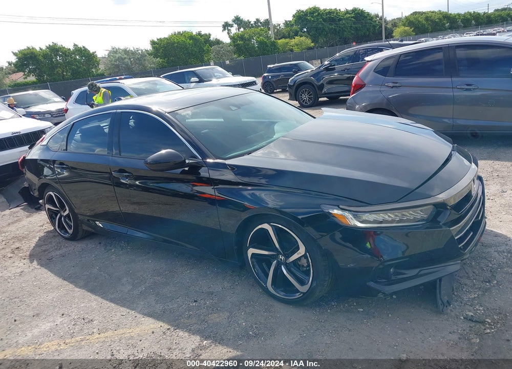 2021 HONDA ACCORD SPORT 2.0T VIN: 1HGCV2F36MA019942
