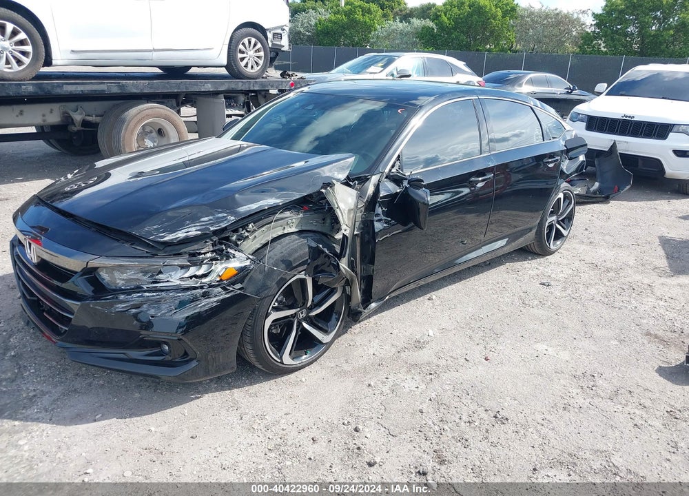 2021 HONDA ACCORD SPORT 2.0T VIN: 1HGCV2F36MA019942