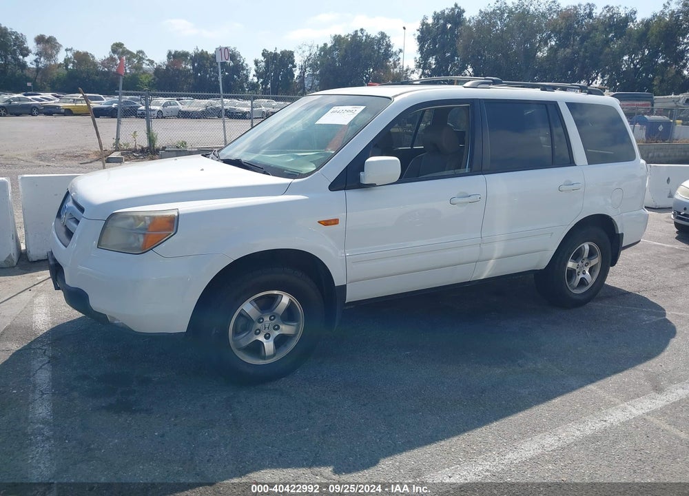 2007 HONDA PILOT EX-L VIN: 2HKYF185X7H522154