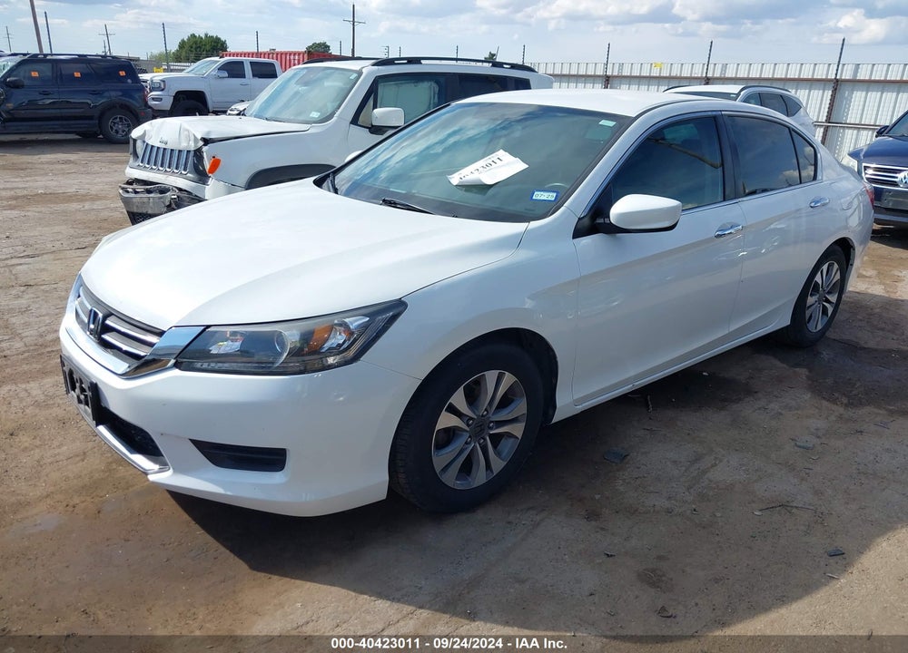 2014 HONDA ACCORD LX VIN: 1HGCR2F37EA128237