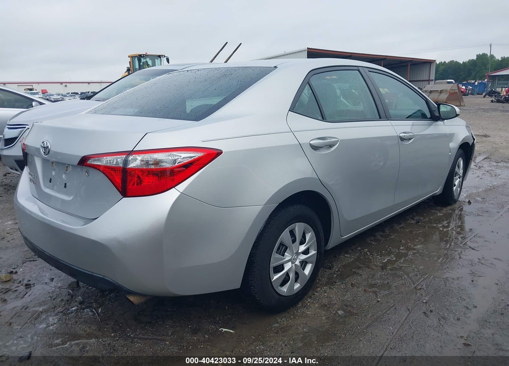2014 TOYOTA COROLLA L VIN: 2T1BURHE1EC046421
