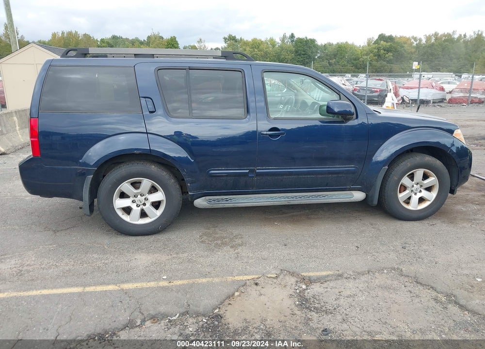 2010 NISSAN PATHFINDER SE VIN: 5N1AR1NB8AC602621