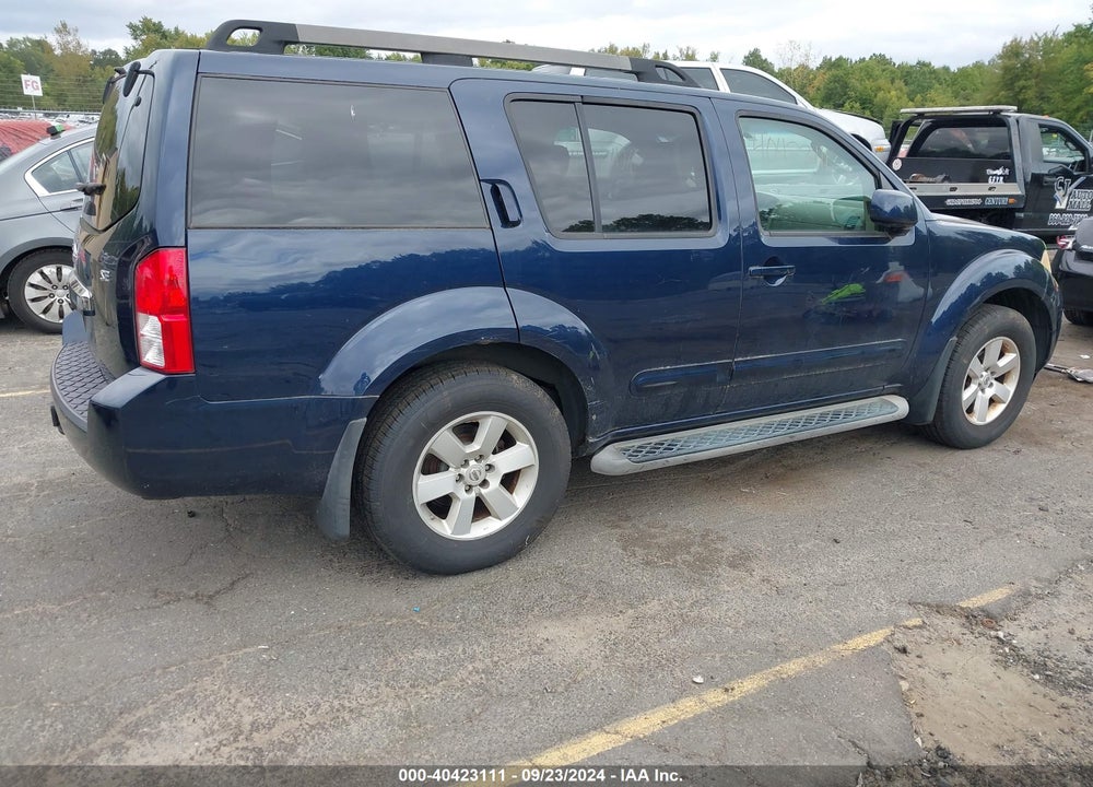 2010 NISSAN PATHFINDER SE VIN: 5N1AR1NB8AC602621