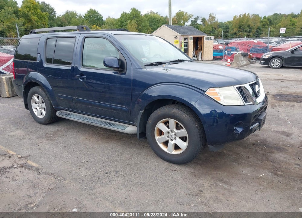 2010 NISSAN PATHFINDER SE VIN: 5N1AR1NB8AC602621
