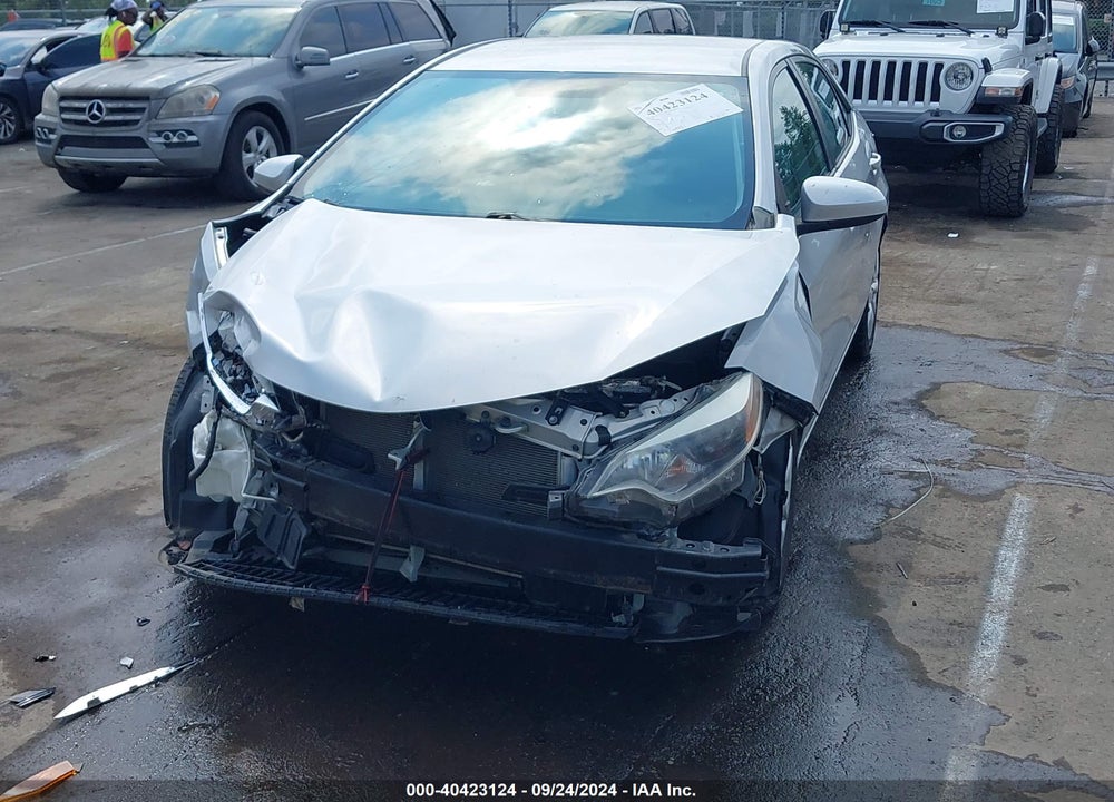 2016 TOYOTA COROLLA LE VIN: 2T1BURHE5GC497533